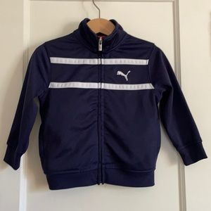 Puma jacket toddler boy full zip with pockets